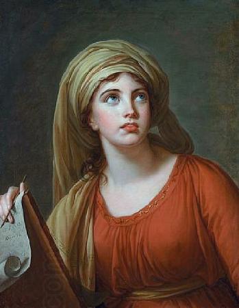 elisabeth vigee-lebrun Lady Hamilton as the Persian Sibyl China oil painting art